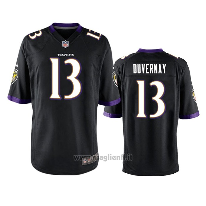 Maglia NFL Game Baltimore Ravens Devin Duvernay Nero